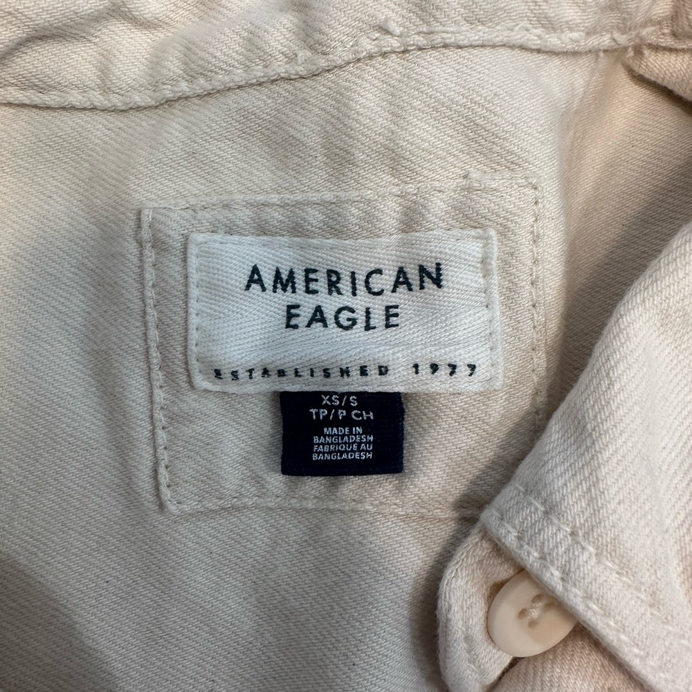 American Eagle Cropped Oversized Jacket - image 5